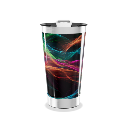 Copo Térmico - Estampa Colorida Aço Inox