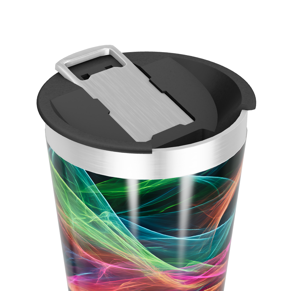 Copo Térmico - Estampa Colorida Aço Inox