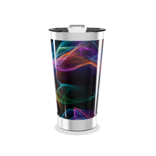 Copo Térmico - Estampa Colorida Abstrata