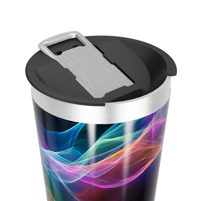 Copo Térmico - Estampa Colorida Abstrata