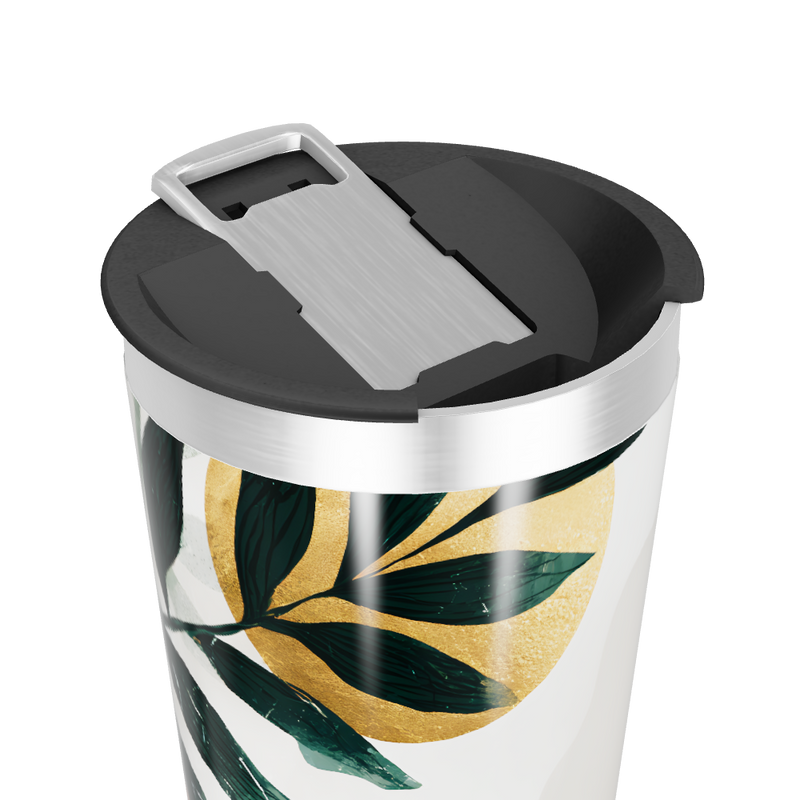 Copo Térmico - Estampa Folhas e Frutas