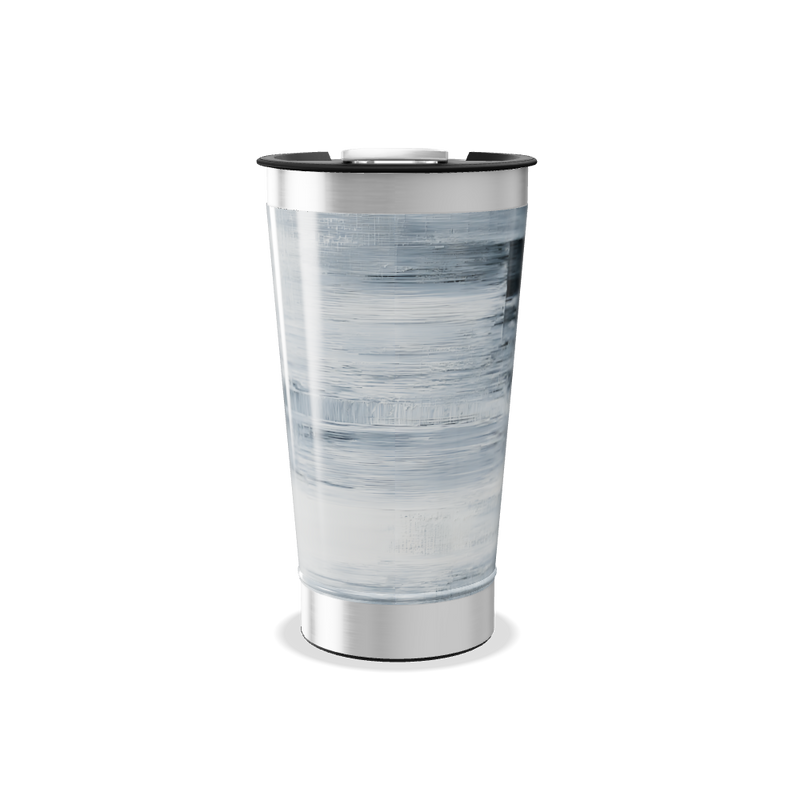 Copo Térmico - Estampa Abstrata Cinza