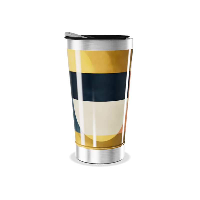 Copo Térmico - Estampa Geométrica Colorida