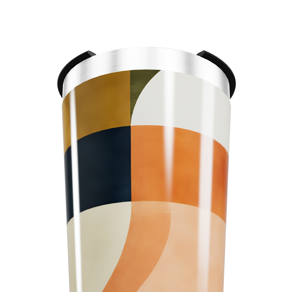 Copo Térmico - Estampa Geométrica Colorida