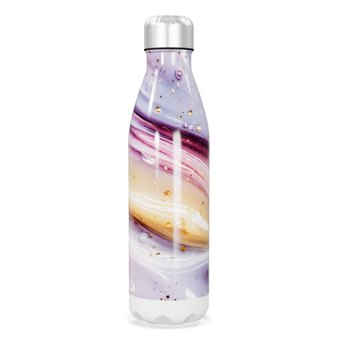 Garrafa Inox - Estampa Colorida Mármore