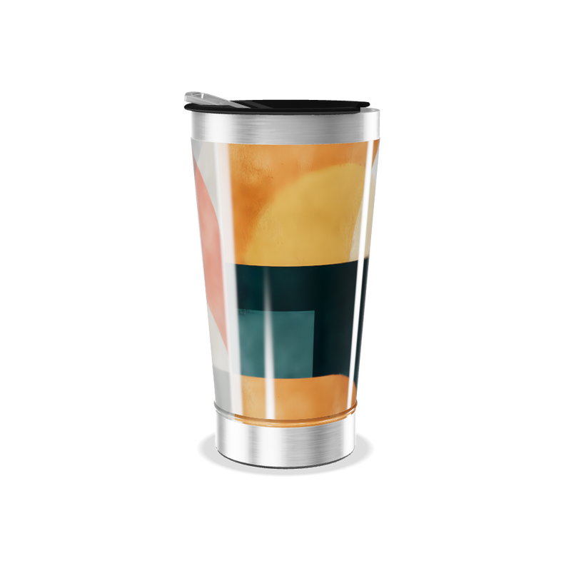 Copo Térmico - Estampa Geométrica Colorida