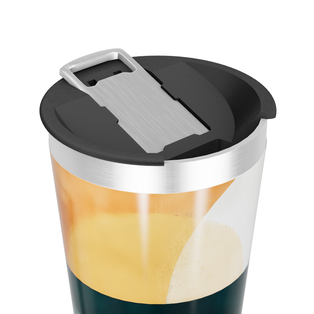 Copo Térmico - Estampa Geométrica Colorida