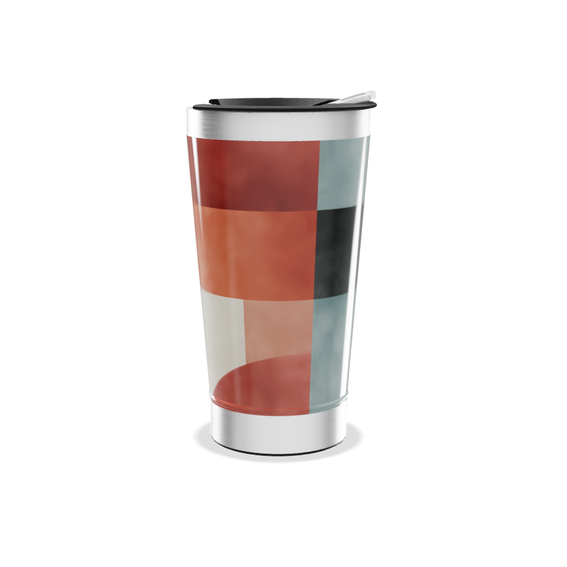 Copo Térmico - Estampa Geométrica Colorida