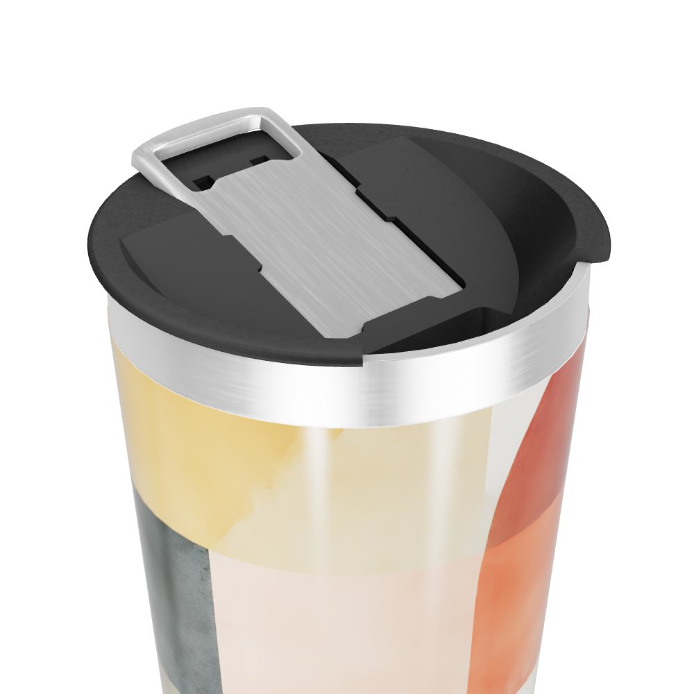 Copo Térmico - Estampa Geométrica Colorida