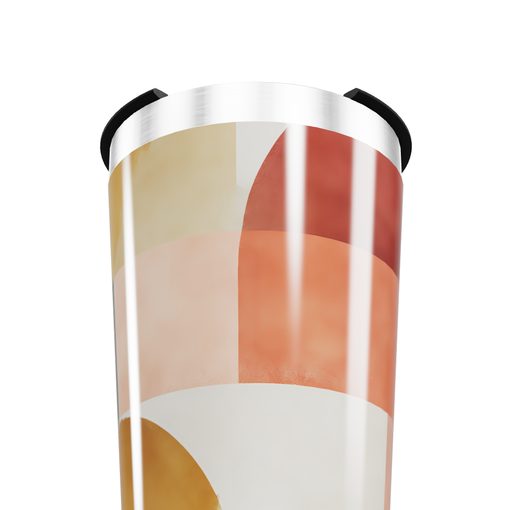 Copo Térmico - Estampa Geométrica Colorida