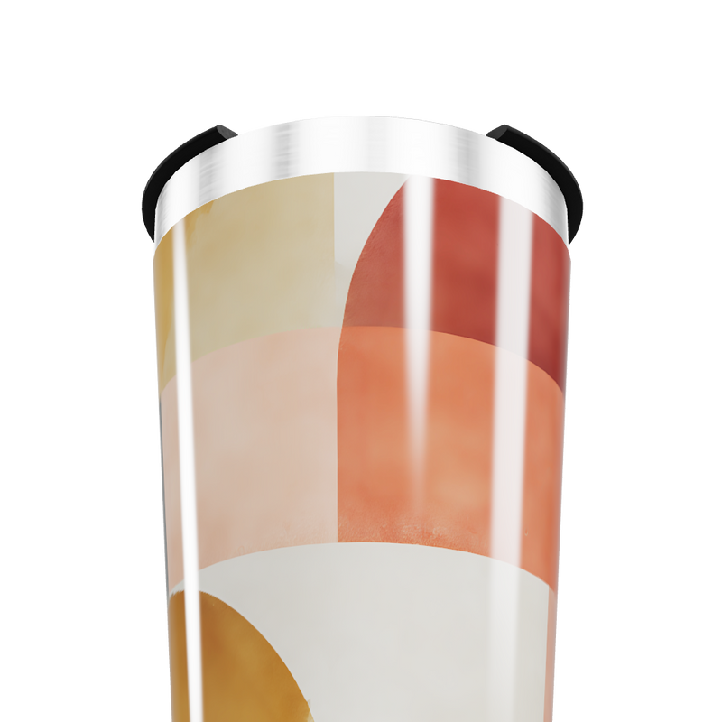 Copo Térmico - Estampa Geométrica Colorida