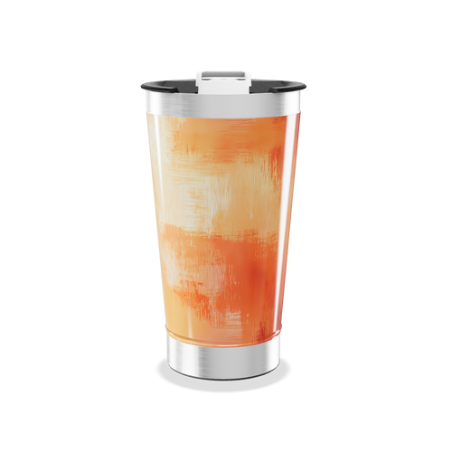 Copo Térmico - Estampa Laranja Aço Inox