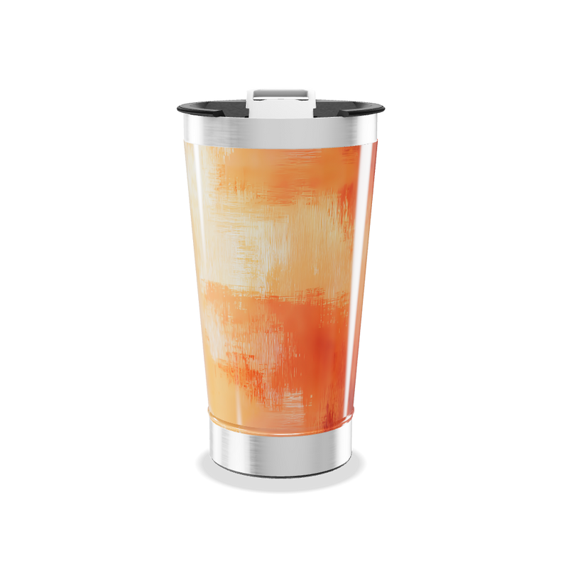 Copo Térmico - Estampa Laranja Aço Inox