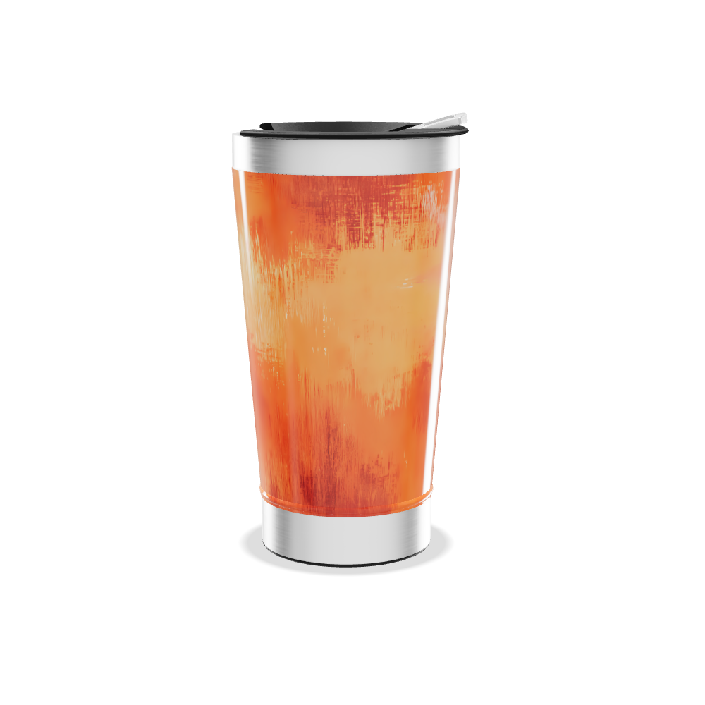 Copo Térmico - Estampa Laranja Aço Inox