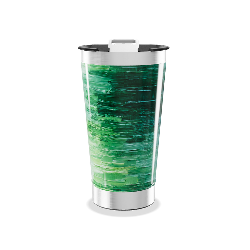 Copo Térmico - Verde com Textura