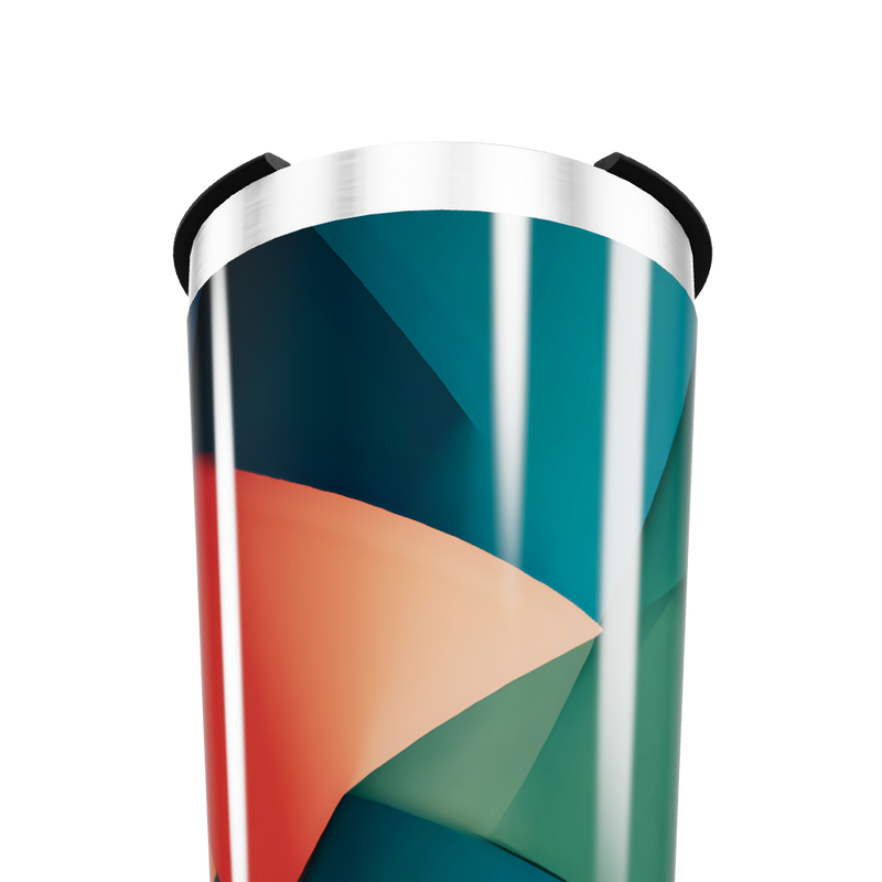 Copo Térmico - Geométrico Colorido Inox