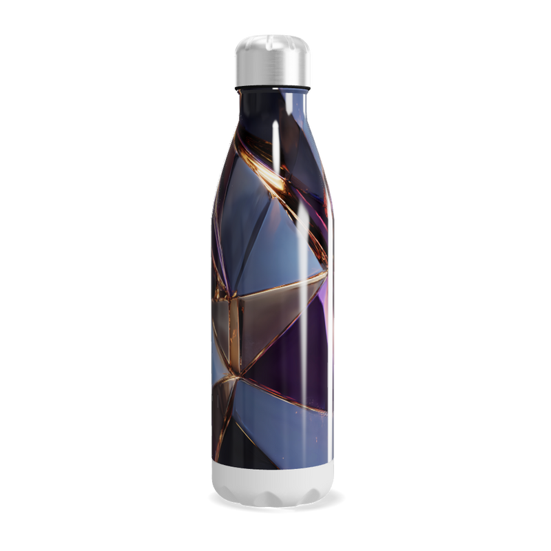 Garrafa Inox - Estampa Geométrica Multicolorida