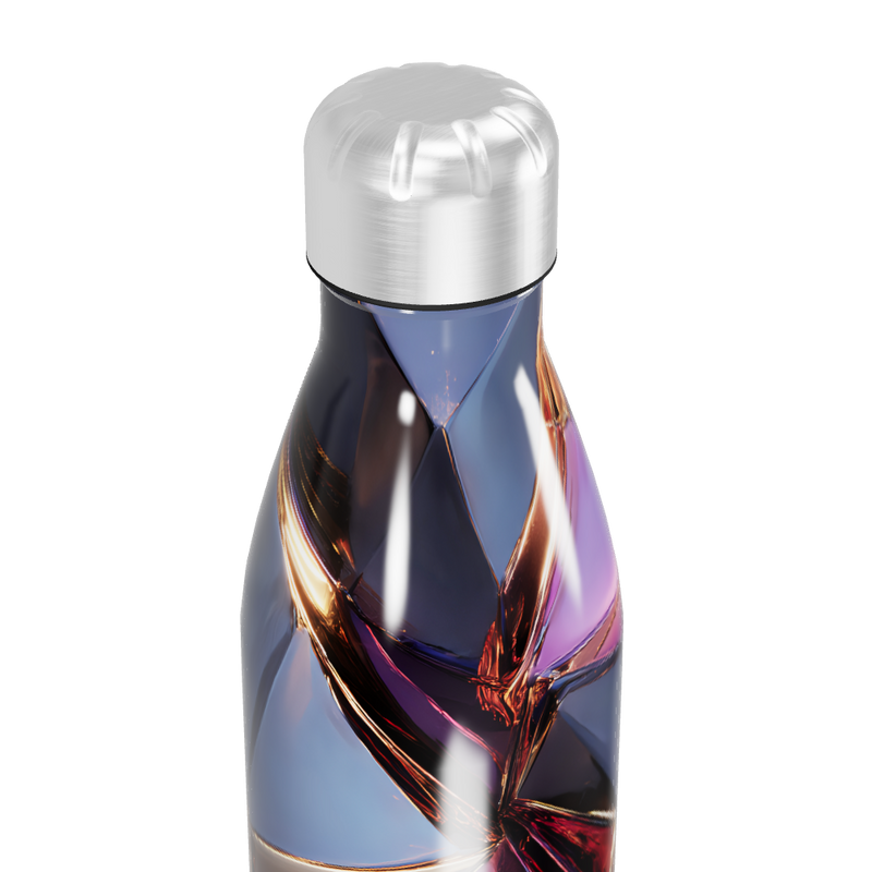 Garrafa Inox - Estampa Geométrica Multicolorida