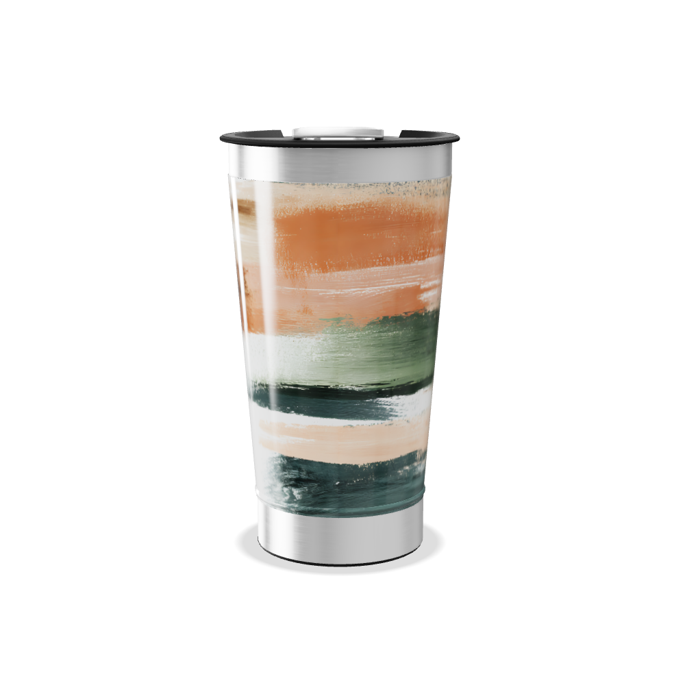 Copo Térmico - Estampa Abstrata Colorida