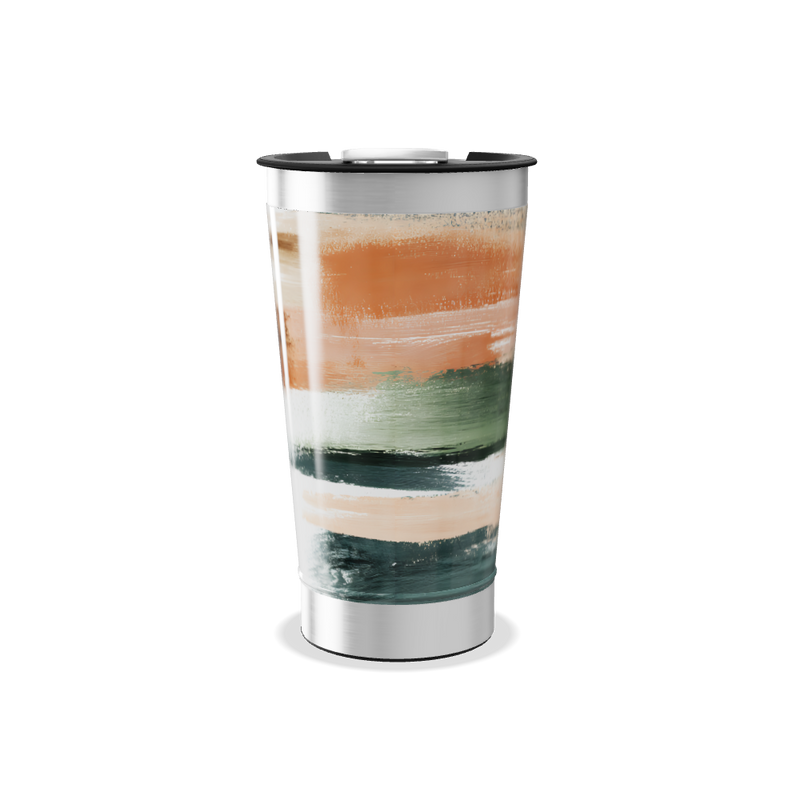 Copo Térmico - Estampa Abstrata Colorida