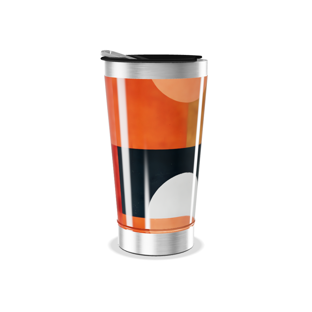 Copo Térmico - Estampado Geométrico Colorido
