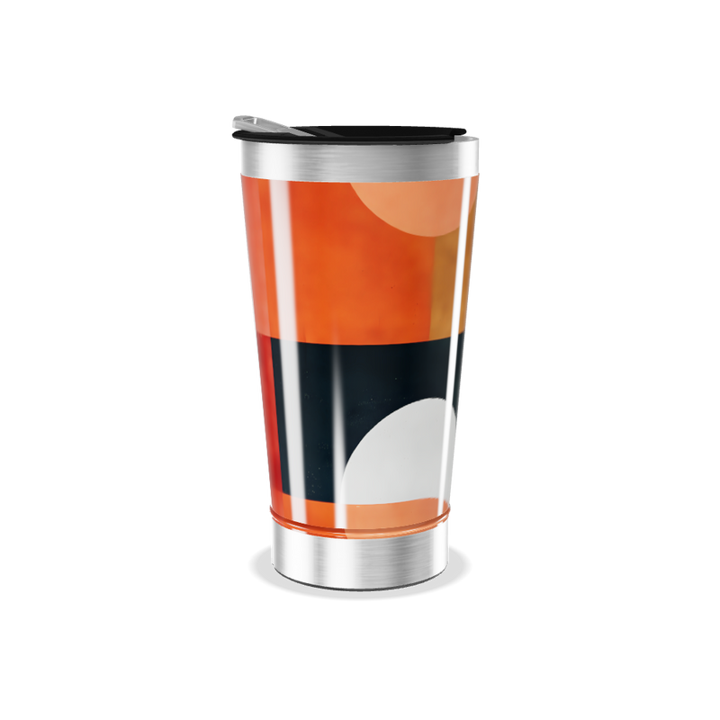 Copo Térmico - Estampado Geométrico Colorido