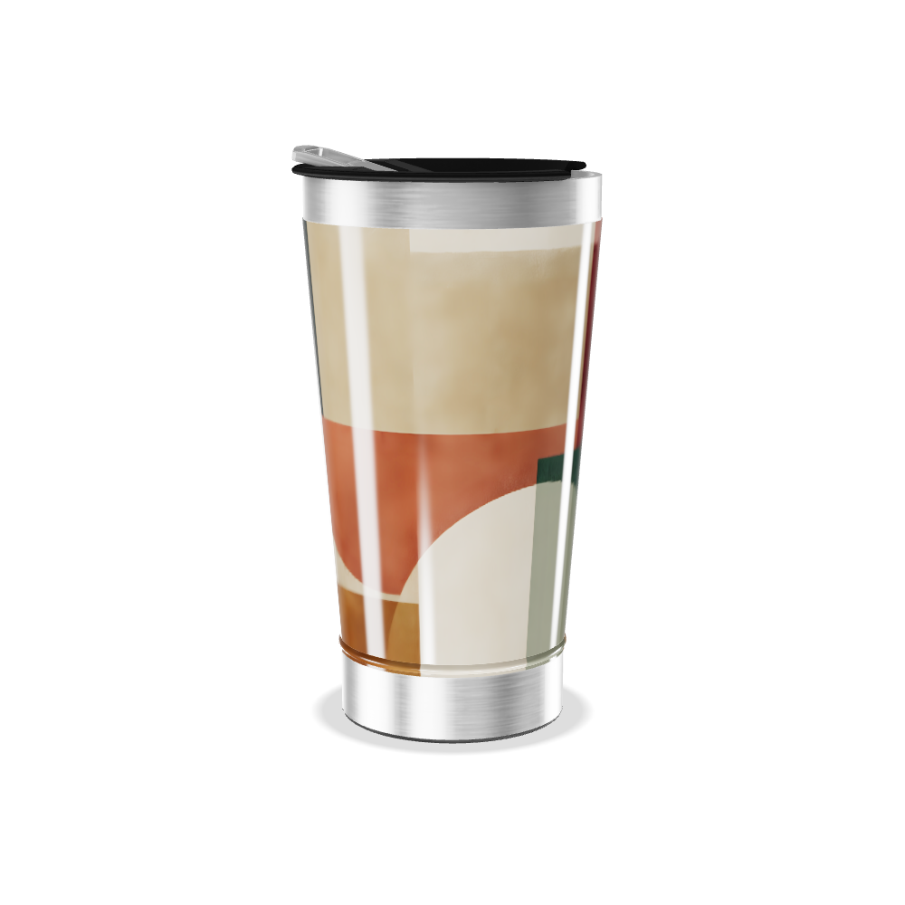 Copo Térmico - Estampa Geométrica Colorida
