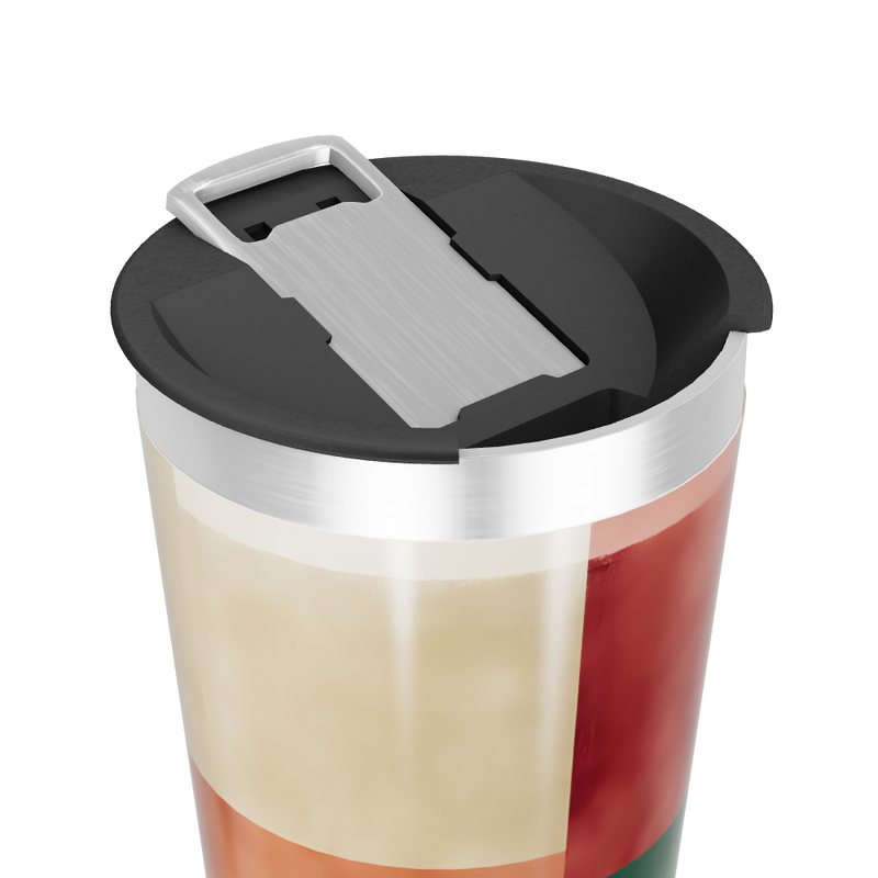 Copo Térmico - Estampa Geométrica Colorida