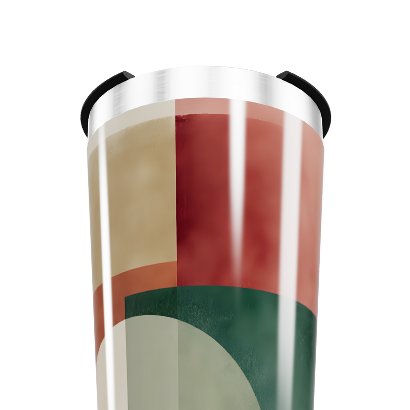 Copo Térmico - Estampa Geométrica Colorida