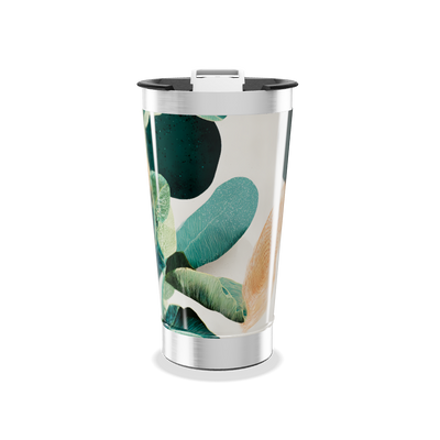 Copo Térmico - Folhas Tropicais Aço Inox
