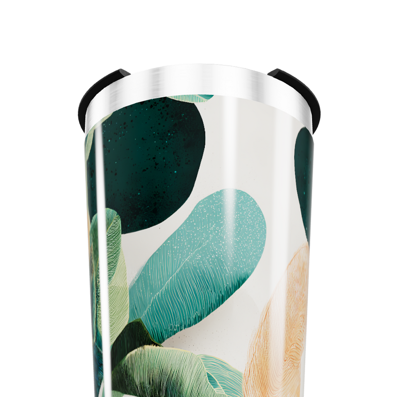 Copo Térmico - Folhas Tropicais Aço Inox