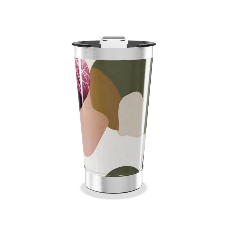 Copo Térmico - Estampa Abstrata Colorida