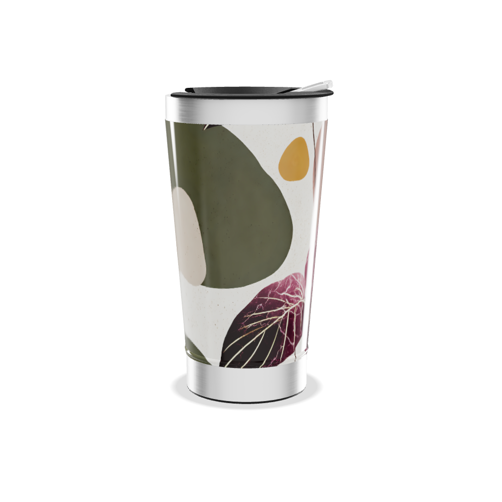 Copo Térmico - Estampa Abstrata Colorida