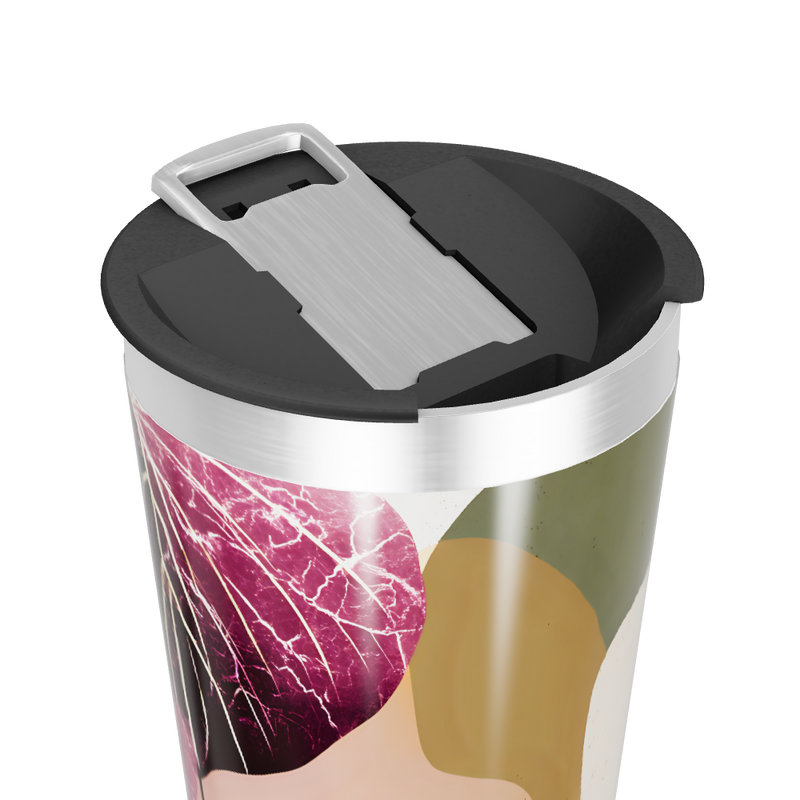 Copo Térmico - Estampa Abstrata Colorida