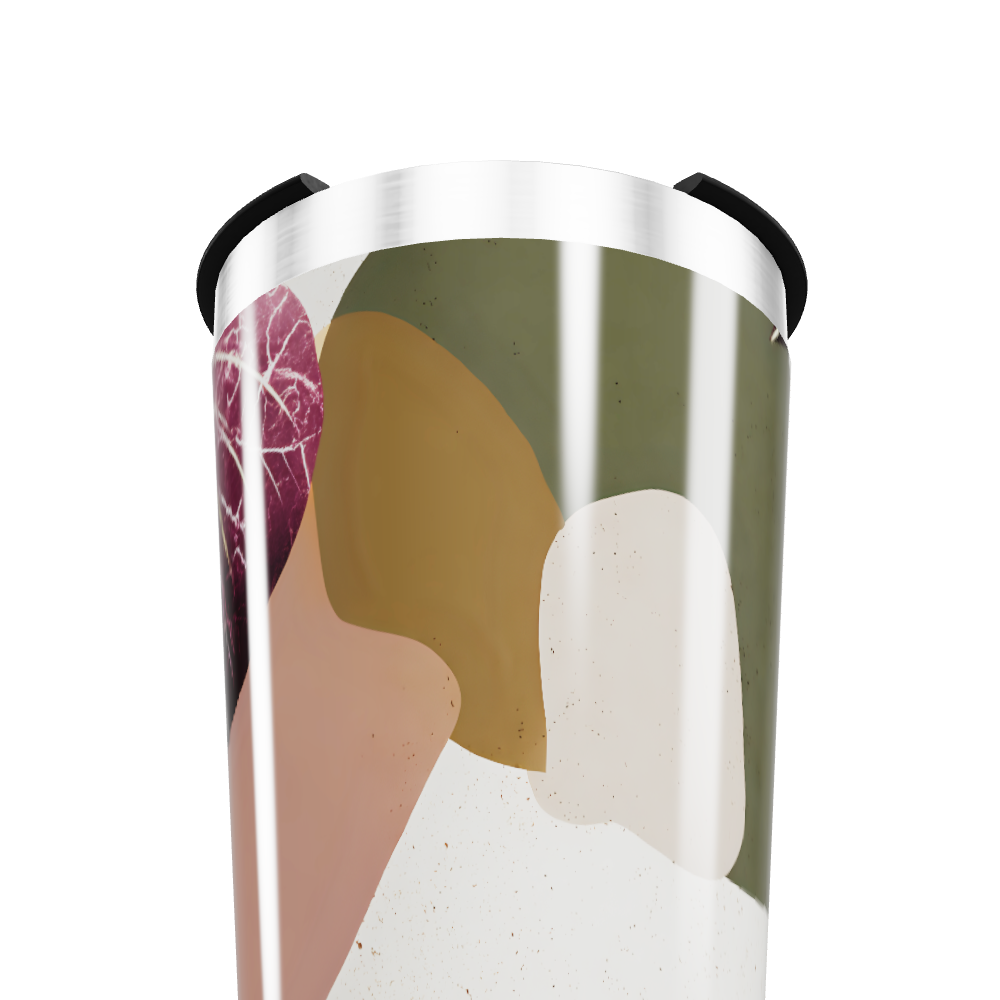 Copo Térmico - Estampa Abstrata Colorida