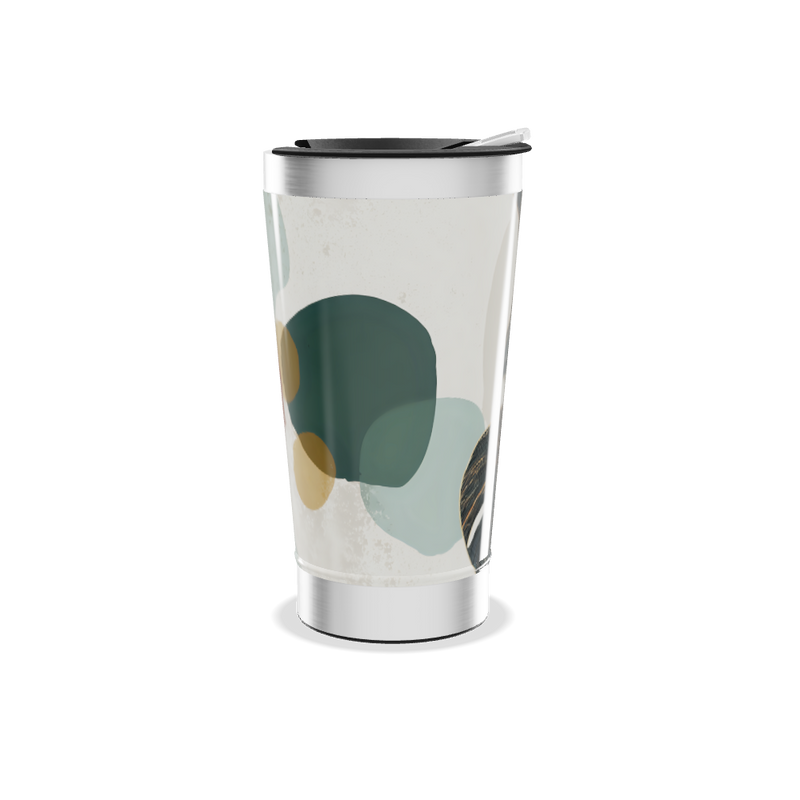 Copo Térmico - Estampa Folhas Coloridas