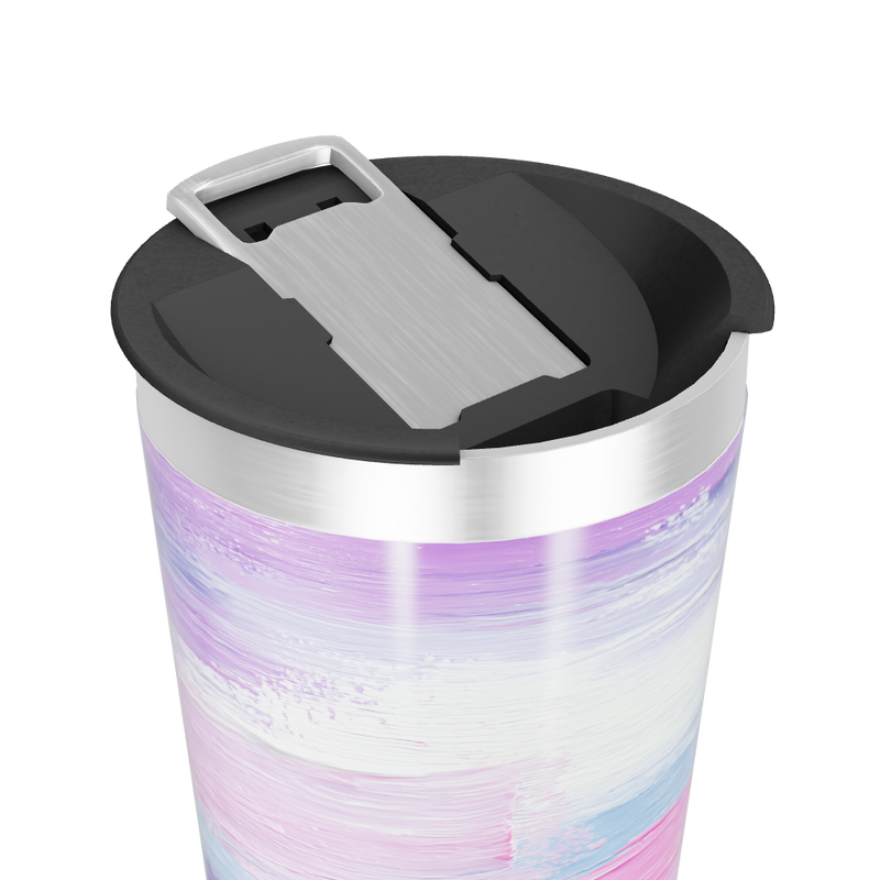 Copo Térmico - Pintura Aquarela Colorida