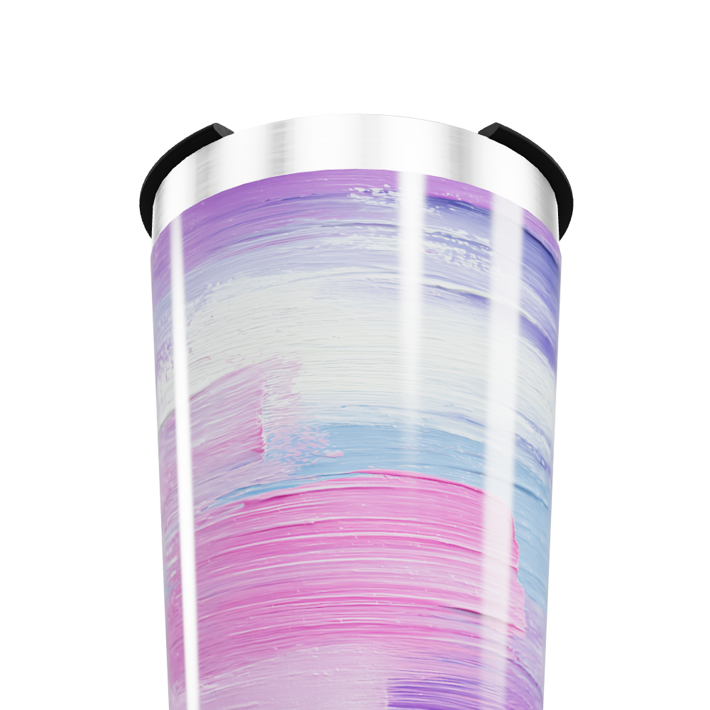 Copo Térmico - Pintura Aquarela Colorida