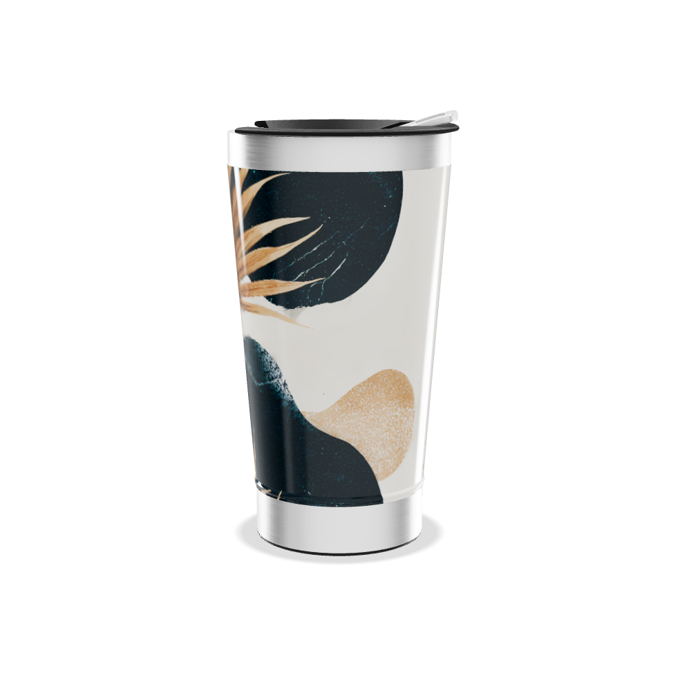 Copo Térmico - Estampa Folhas Tropicais