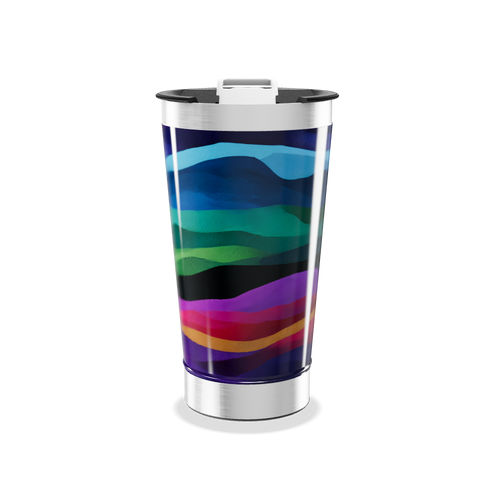 Copo Térmico - Estampa Multicolorida