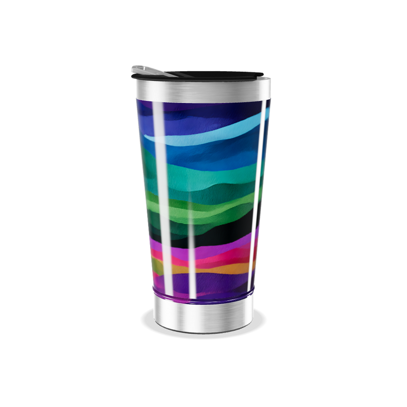 Copo Térmico - Estampa Multicolorida