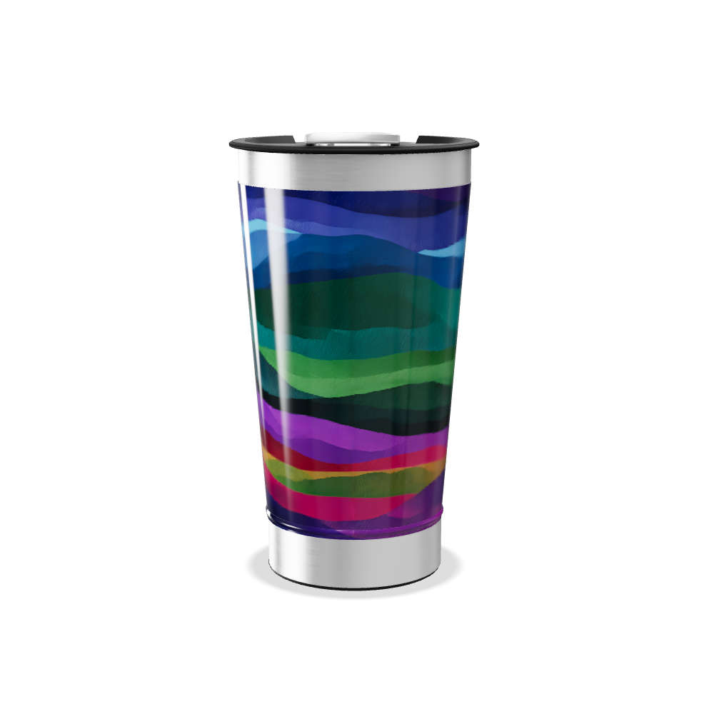 Copo Térmico - Estampa Multicolorida