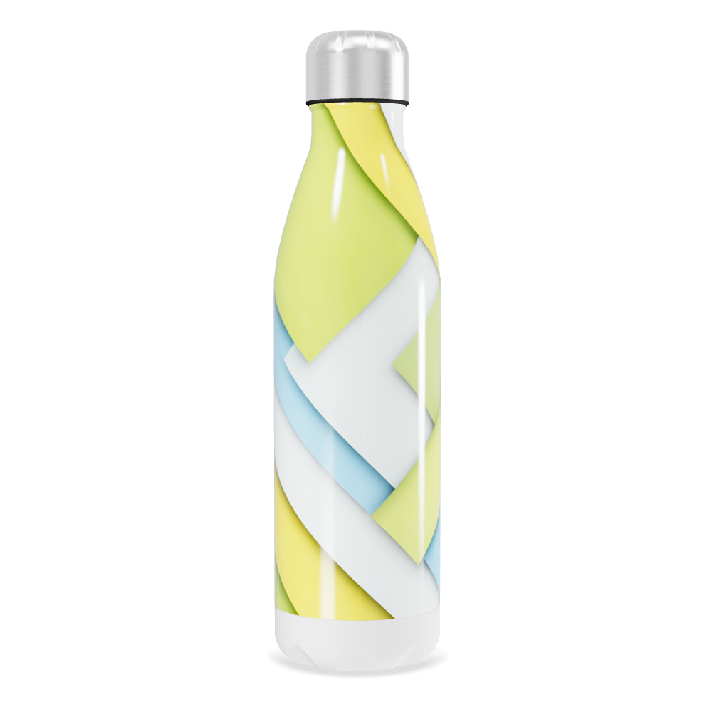 Garrafa Inox Estampada - Cores Pastel