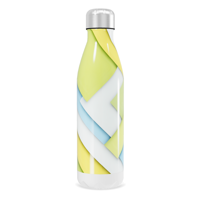 Garrafa Inox Estampada - Cores Pastel