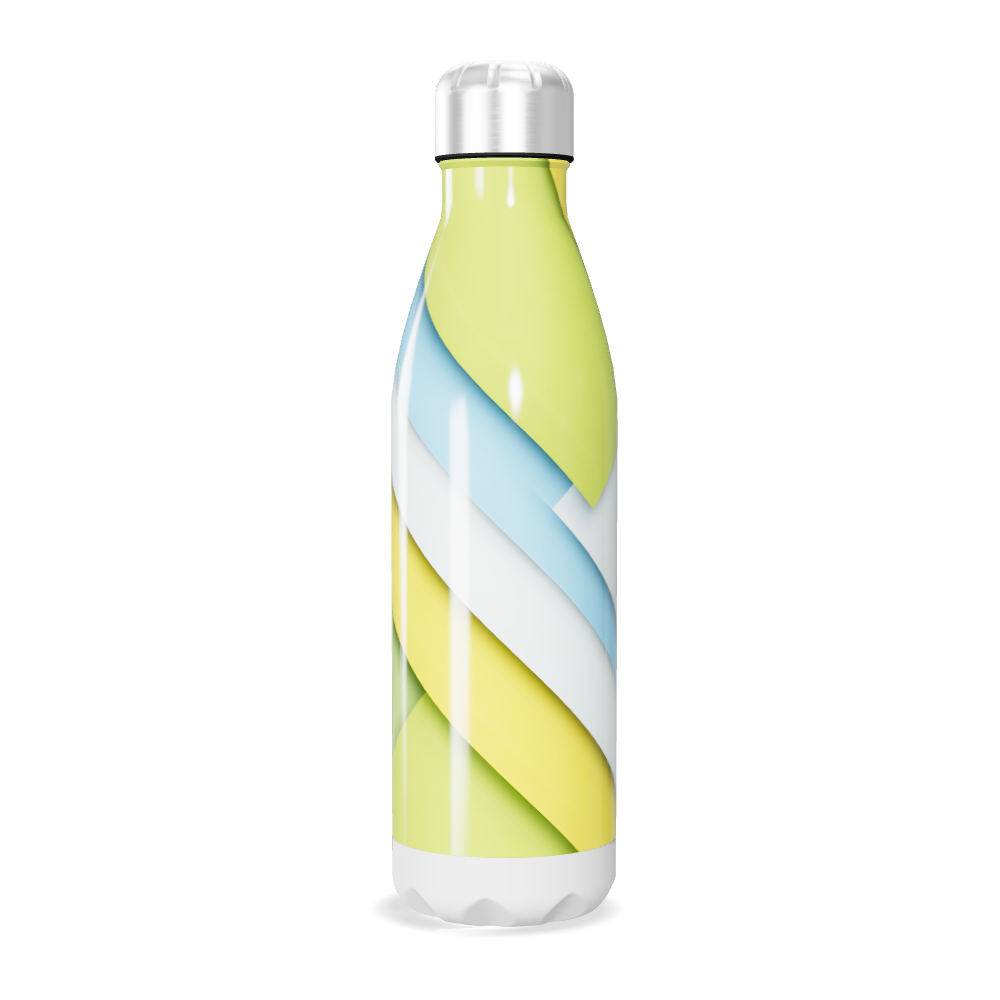 Garrafa Inox Estampada - Cores Pastel