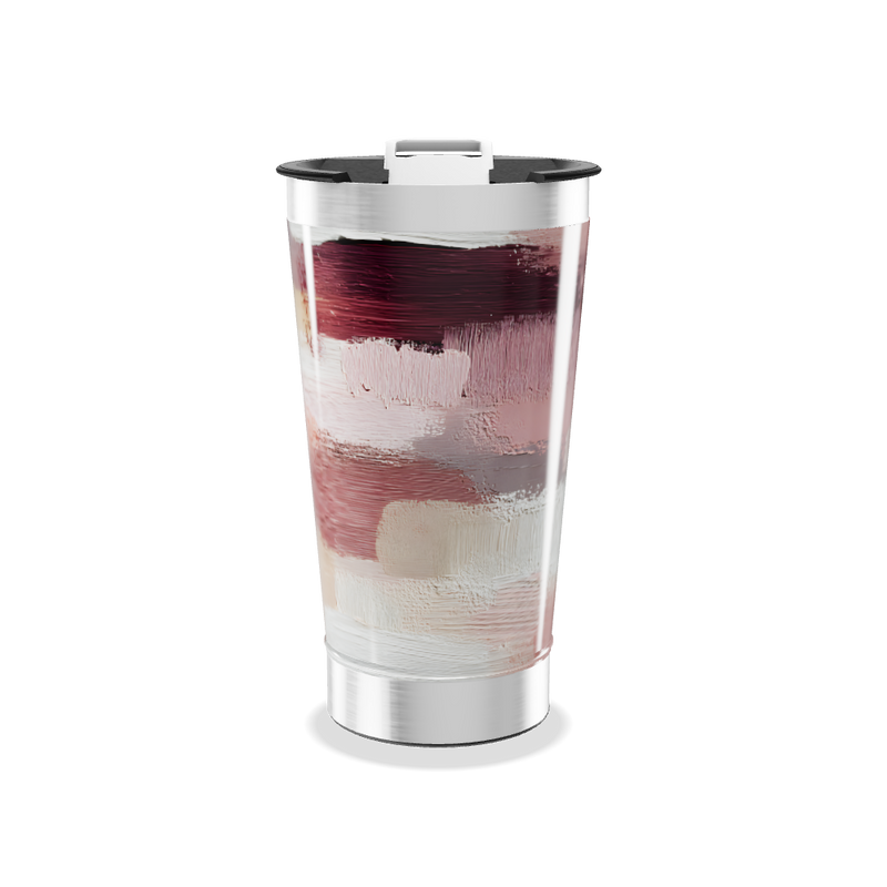 Copo Térmico - Estampa Abstrata Colorida