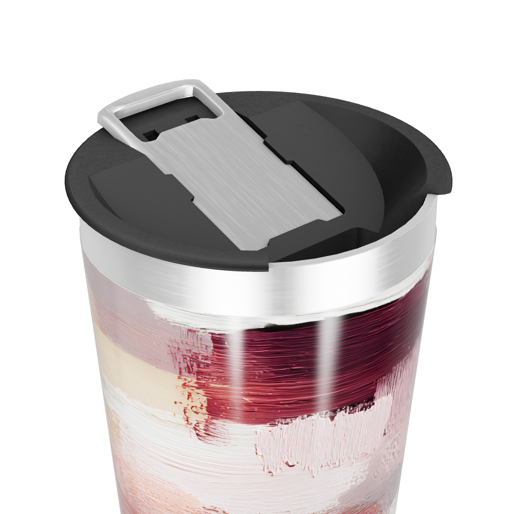 Copo Térmico - Estampa Abstrata Colorida