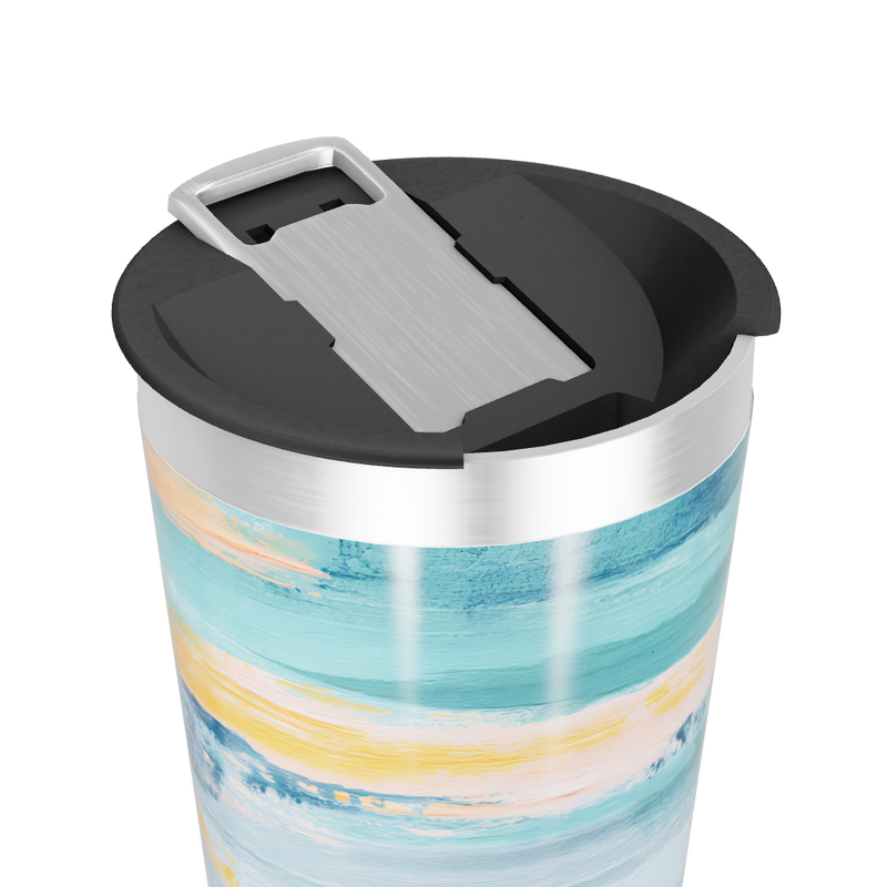 Copo Térmico - Estampa Aqua Pastel