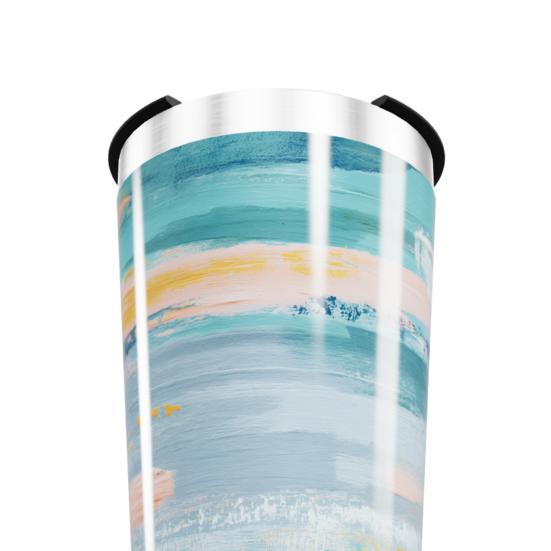 Copo Térmico - Estampa Aqua Pastel