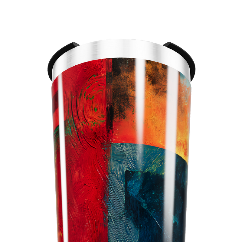 Copo Térmico - Estampa Abstrata Colorida